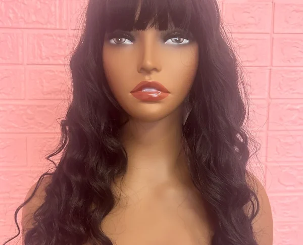 Wavy Wig With Bang